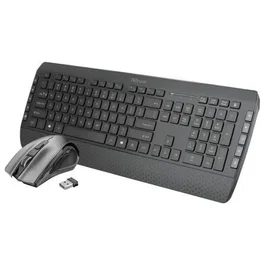 Trust TECLA-2 Teclado y Ratón Inalámbrico Negro